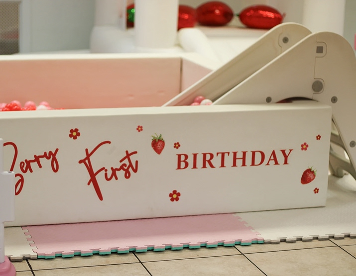 Custom decal designs for soft play to match every birthday party theme in Sarasota and surrounding areas